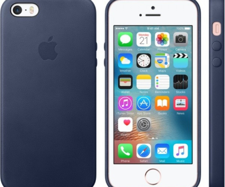 Чохол Leather Case для iPhone 5/5s/SE Dark Blue